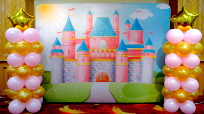 princess themed backdrop