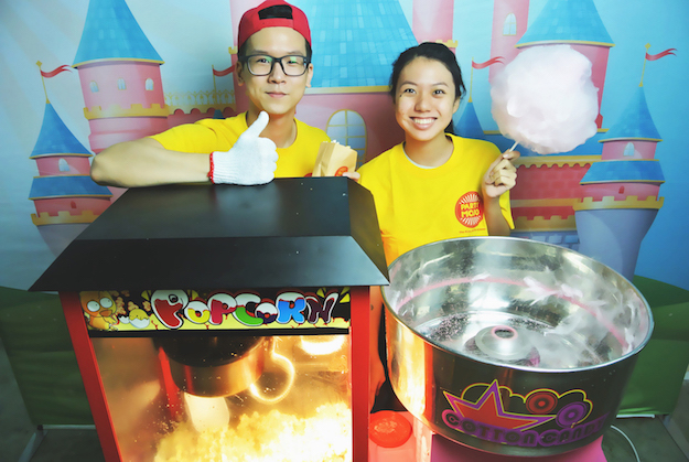 popcorn and candy floss