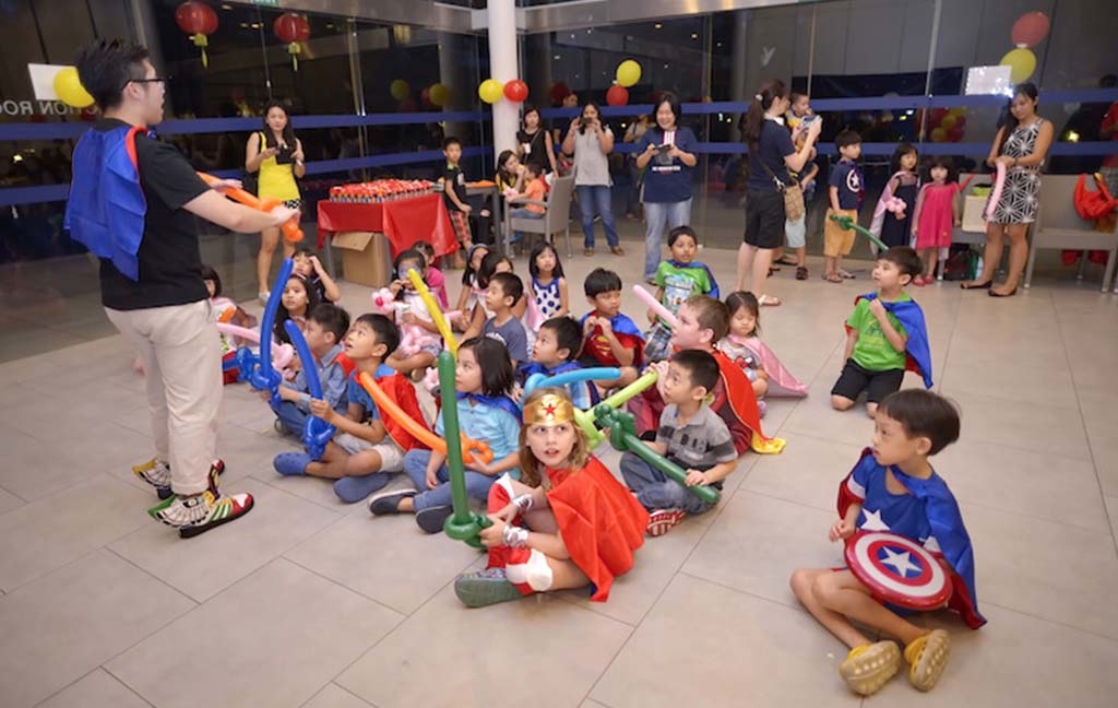 superhero themed party Singapore 