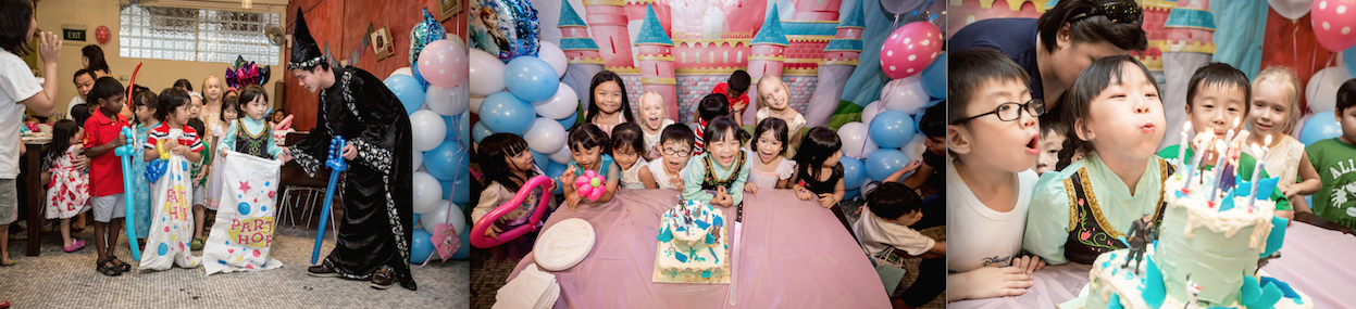 frozen birthday party celebration singapore