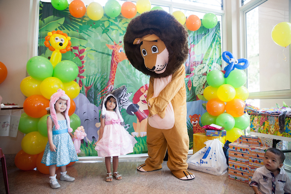 mascot appearance kids birthday party singapore