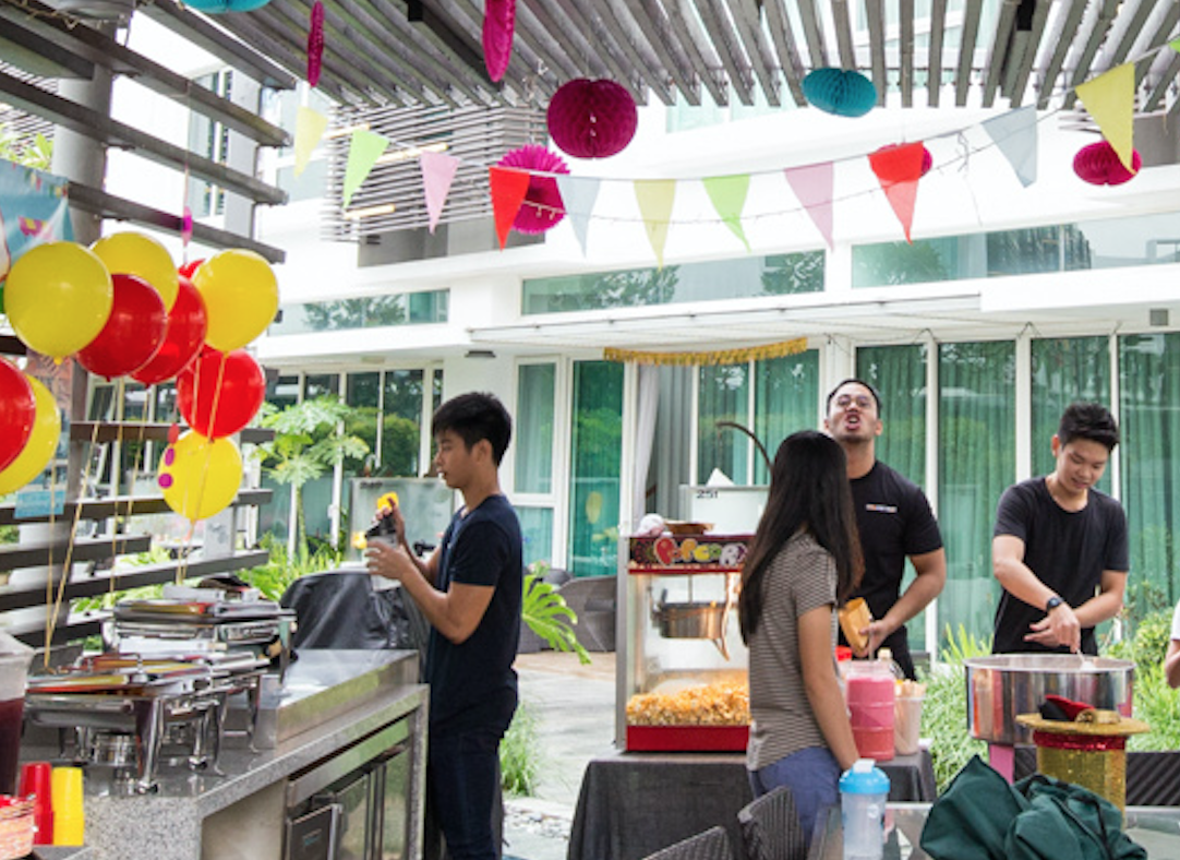 kids party singapore popcorn candy floss