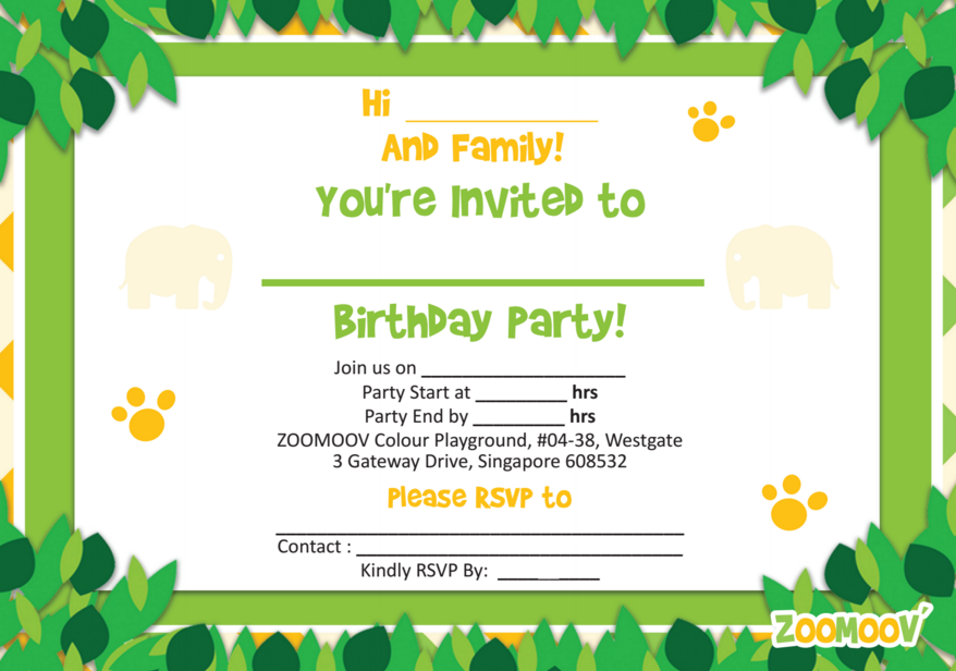 ZooMOOV invitation card 2