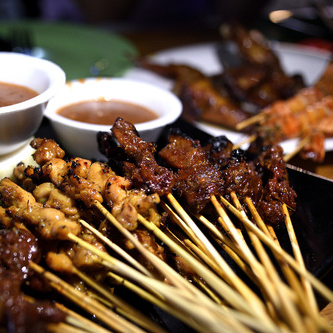 satay food station