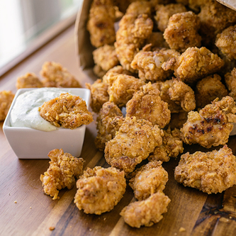 popcorn chicken food station