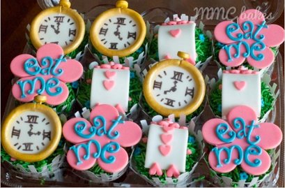 alice in wonderland cookies kids