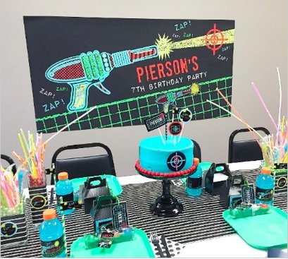 laser tag birthday theme laser tag birthday theme
