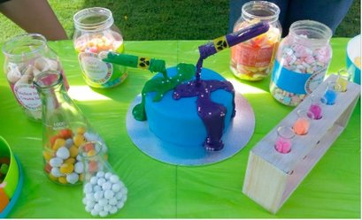 science birthday theme