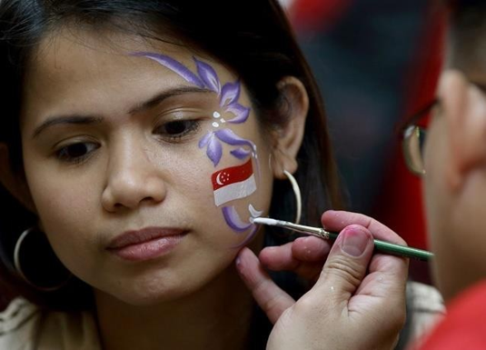 face painting national day