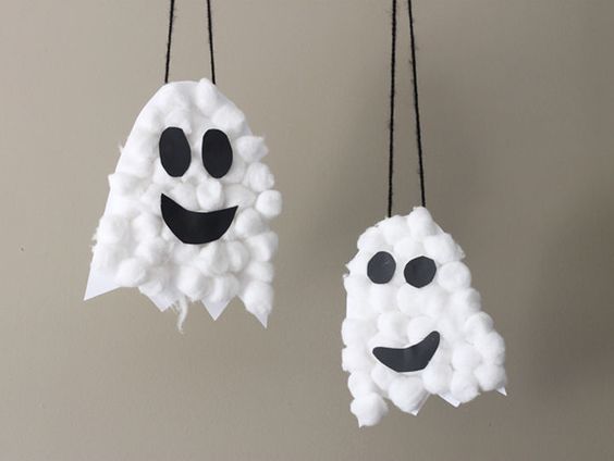 puffy ghost Halloween activities and crafts