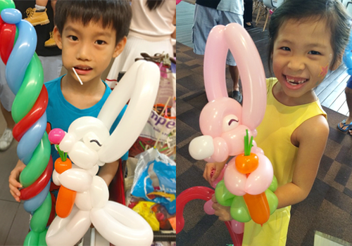 Mid-Autumn Rabbit Balloon Sculpting Mid-Autumn Rabbit Balloon Sculpting