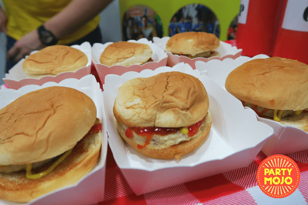 Burger Live Station for Events | PartyMojo Singapore