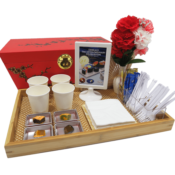 Mooncake Sampling Booth Mooncake Sampling Booth