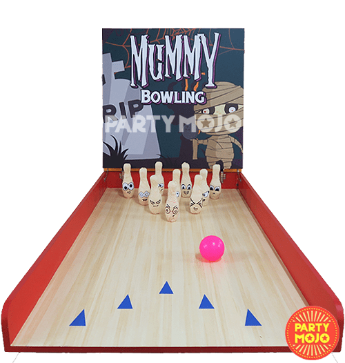 Halloween Game Booth Mummy Bowling Halloween Game Booth Mummy Bowling