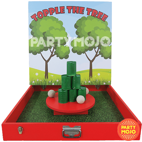 Mid-Autumn Topple the Tree Game Mid-Autumn Games Booth Harvest Time