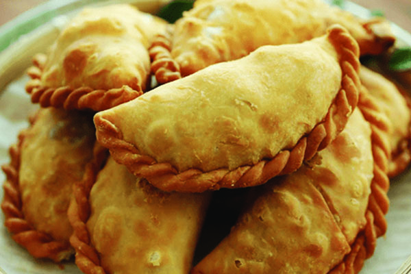 Potato Curry Puff Live Food Station