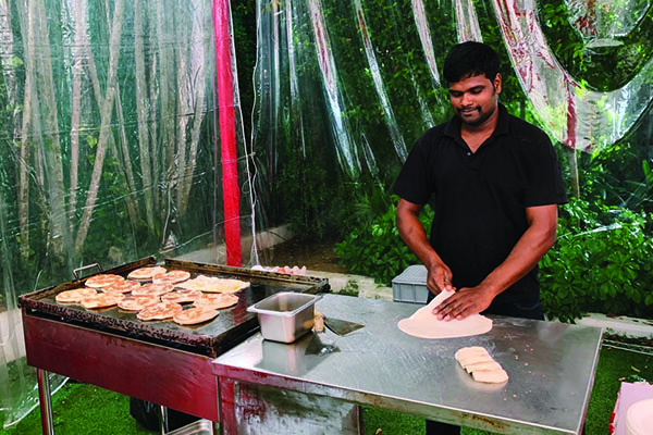 Roti Prata Live Food Station