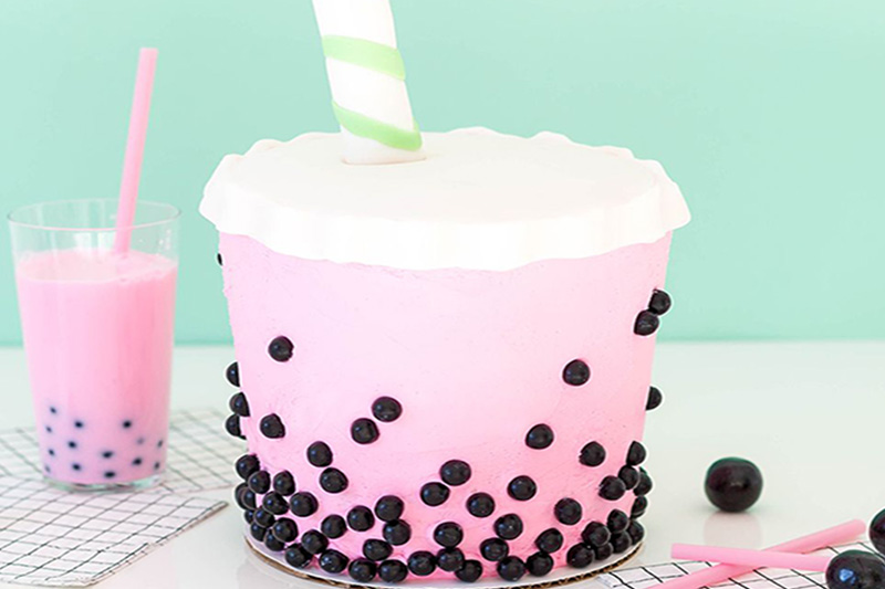 Giant Bubble Tea/Boba Cake | Bubble tea boba, Bubble tea, Bubble milk tea