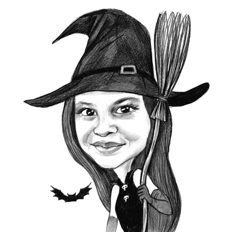 halloween promotions caricature