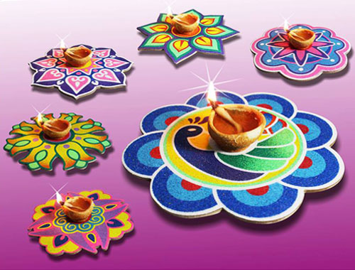 Sand Art Rangoli 500X380