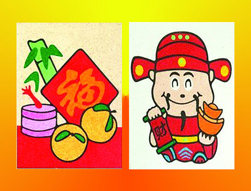 CNY Sand Art