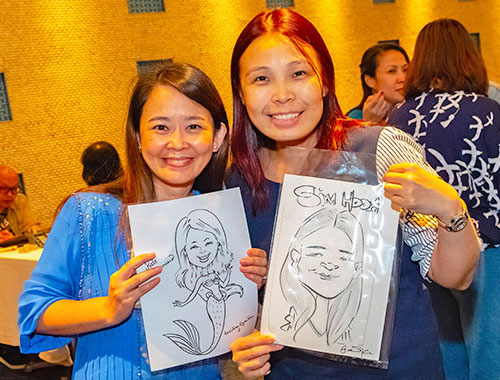 Caricature Ladies 500×380