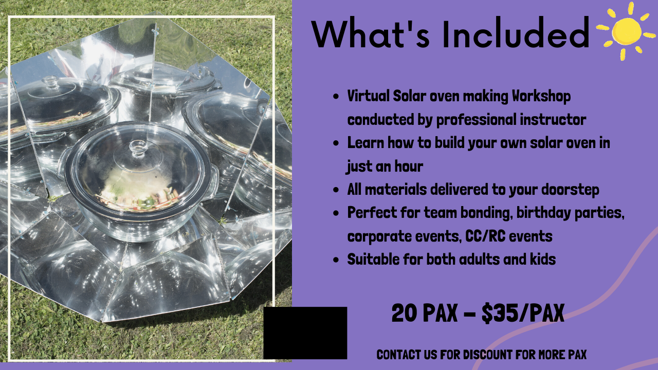 3 Virtual Solar Oven Making Workshop Singapore