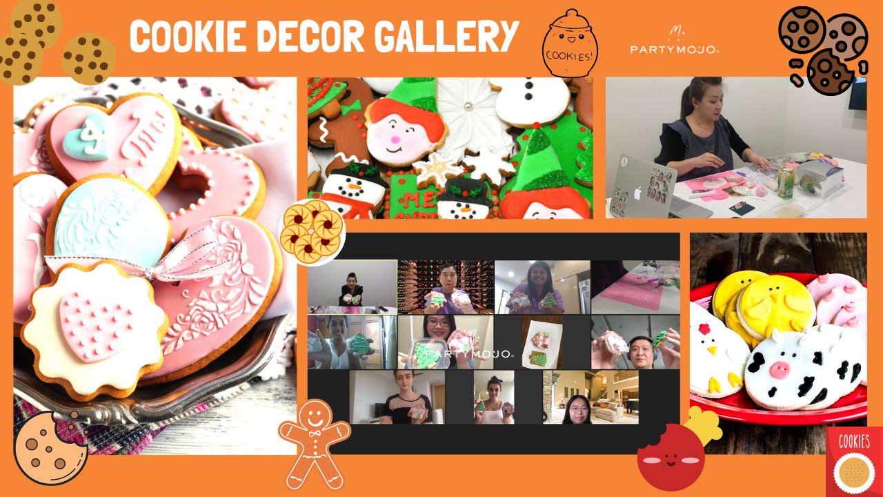 virtual cookie decoration workshop gallery