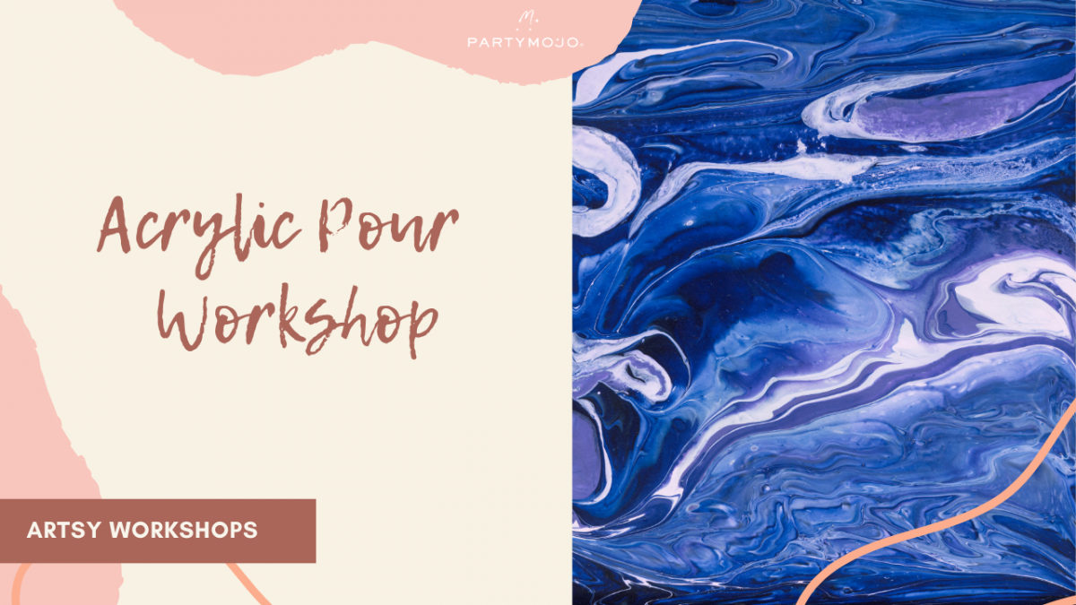 Virtual Acrylic Pour Workshop Singapore