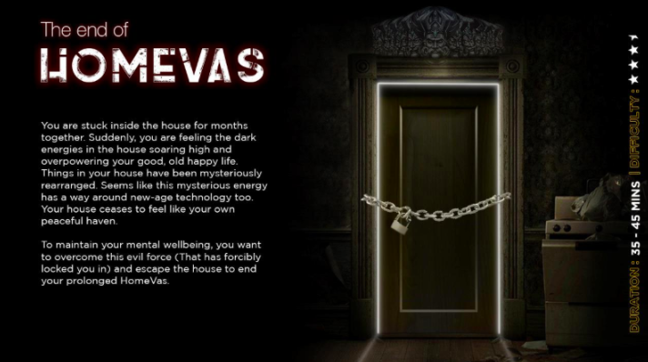 Virtual escape room homevas