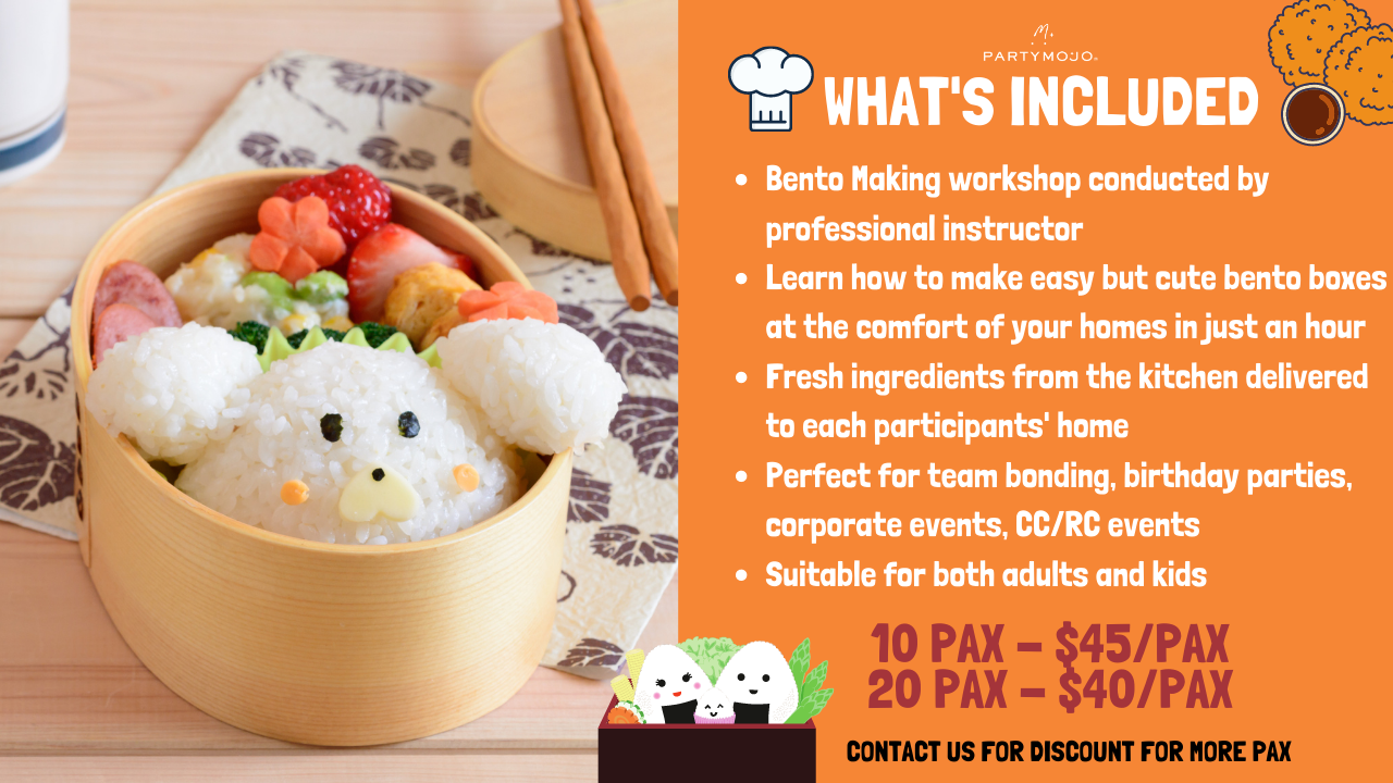 Yummy workshops (2) virtual bento making workshop
