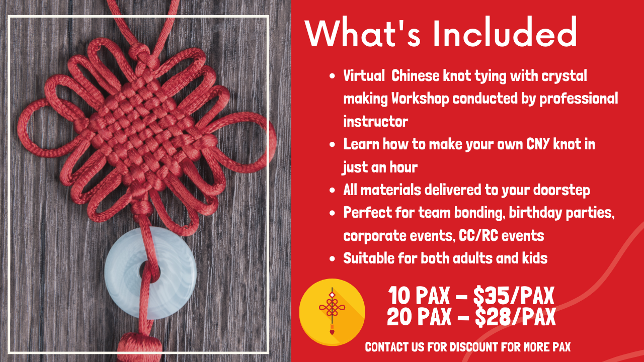 Virtual Chinese Knot Tying Workshop 2 Virtual Chinese Knot Tying Workshop 2