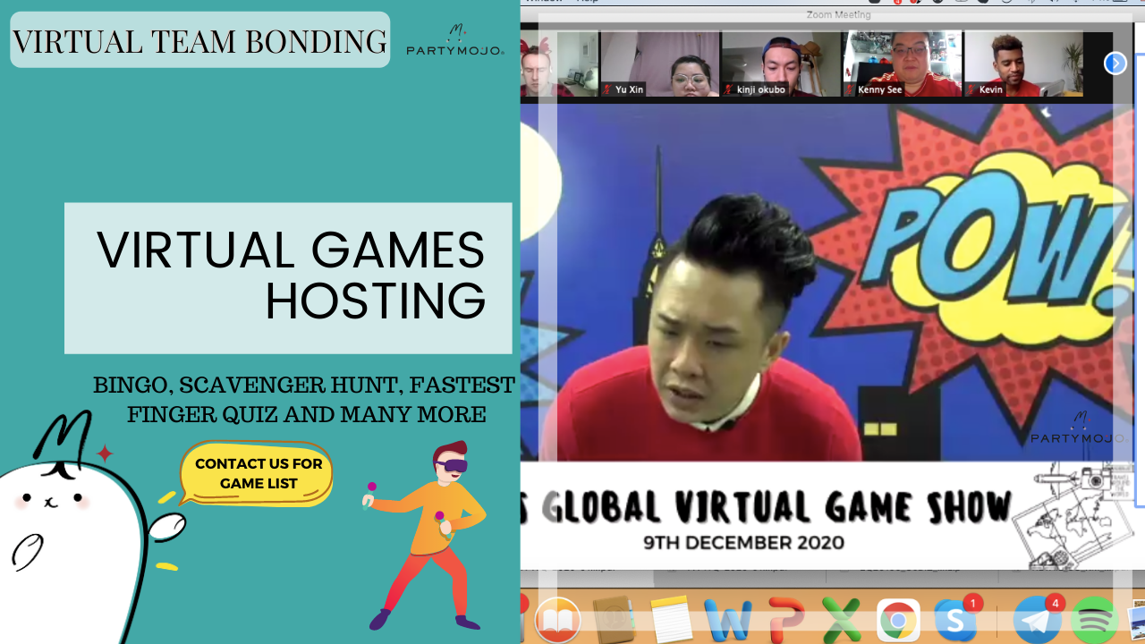 Virtual Games Night teambuilding