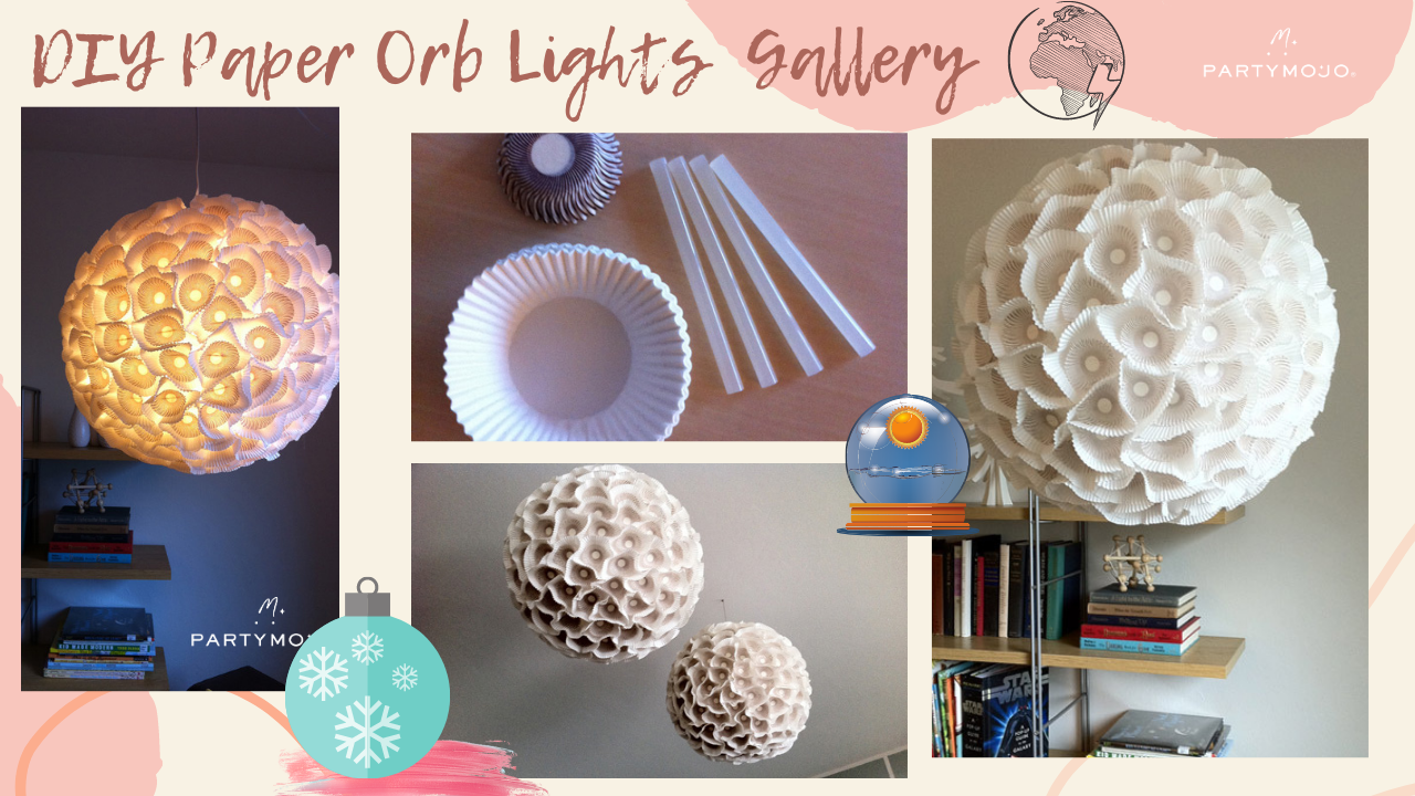 3 Paper Orb Lights Making workshop