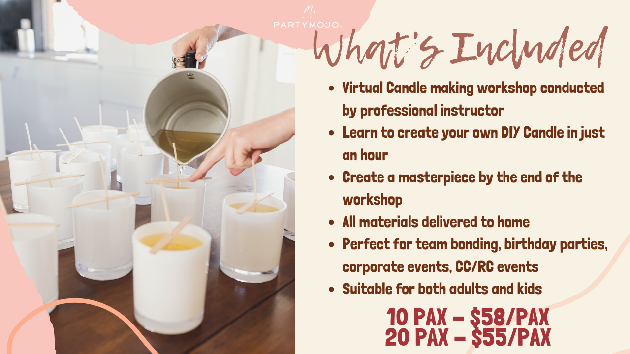 30 Virtual Candle making workshop