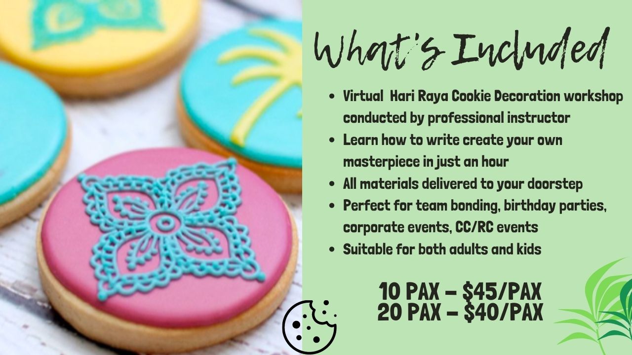 Virtual Hari Raya Cookie Decoration Workshop