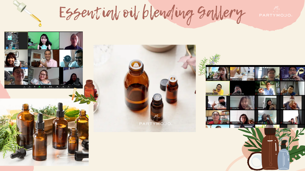 virtual essential oil blending workshop