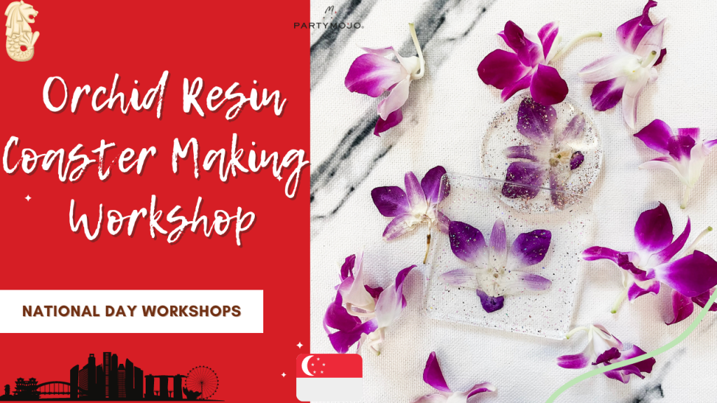 NDP Orchid Resin Coaster Workshop