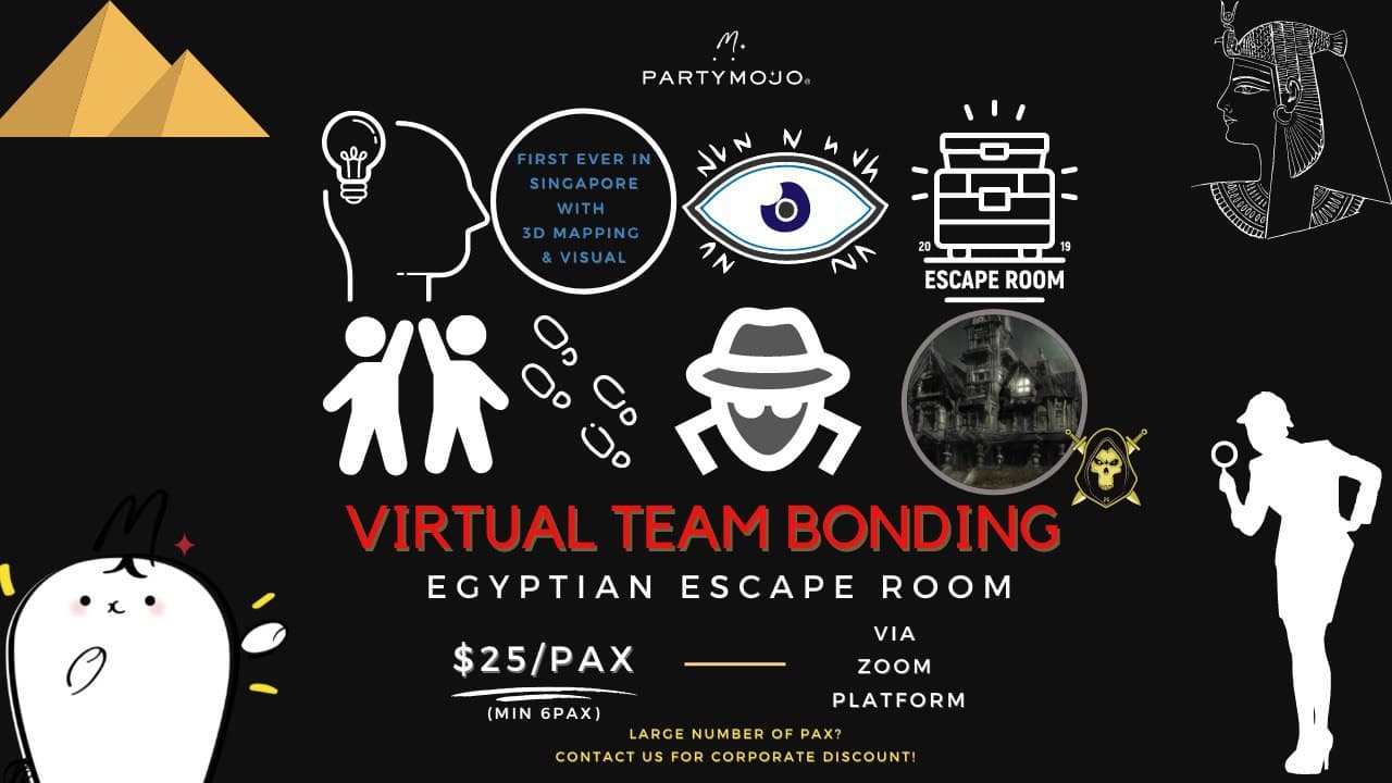 Virtual escape room the great egyptian escape