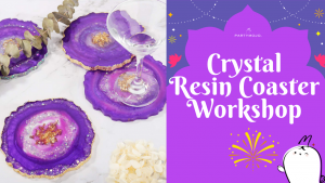 Virtual Deepavali Crystal Resin Coaster Making Workshop