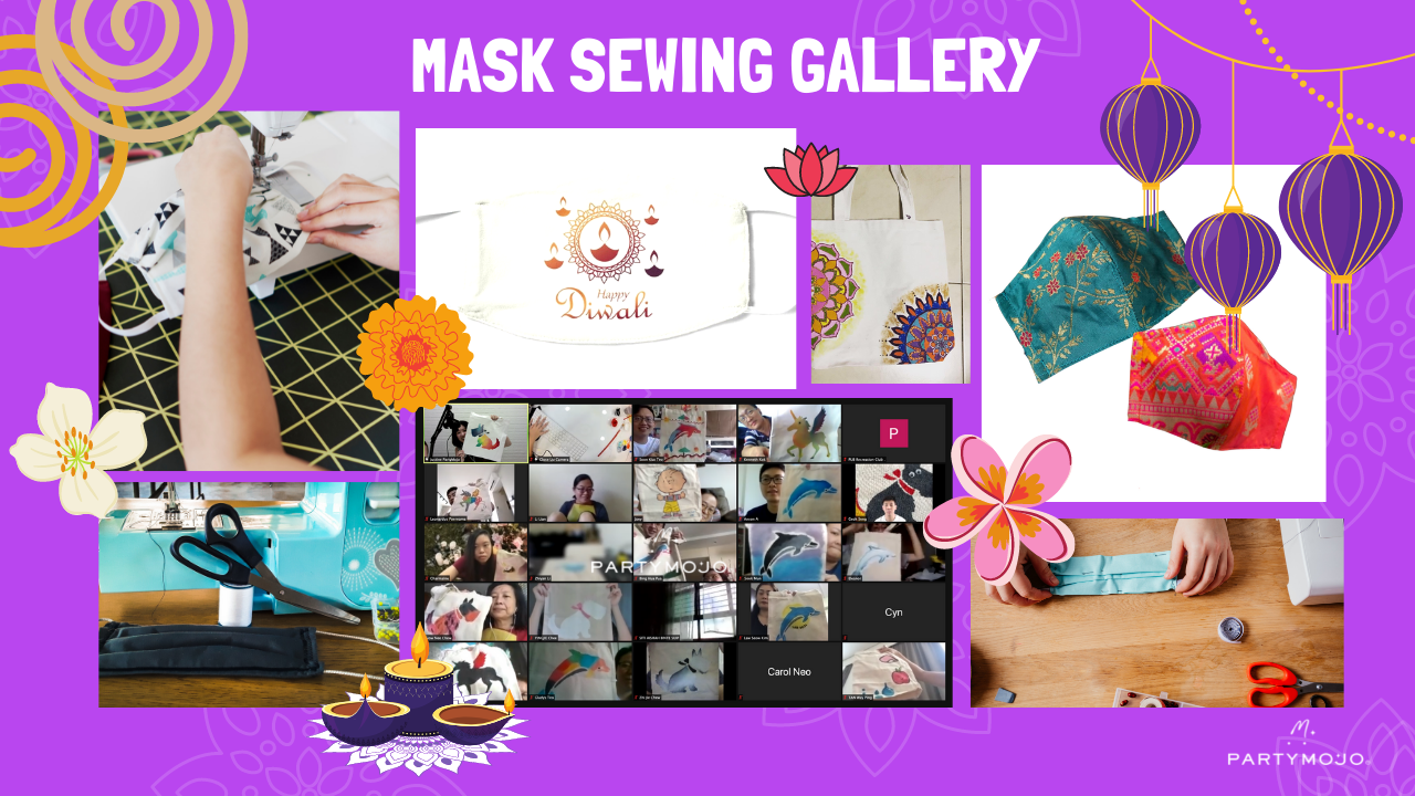 22 Deepavali mask sewing