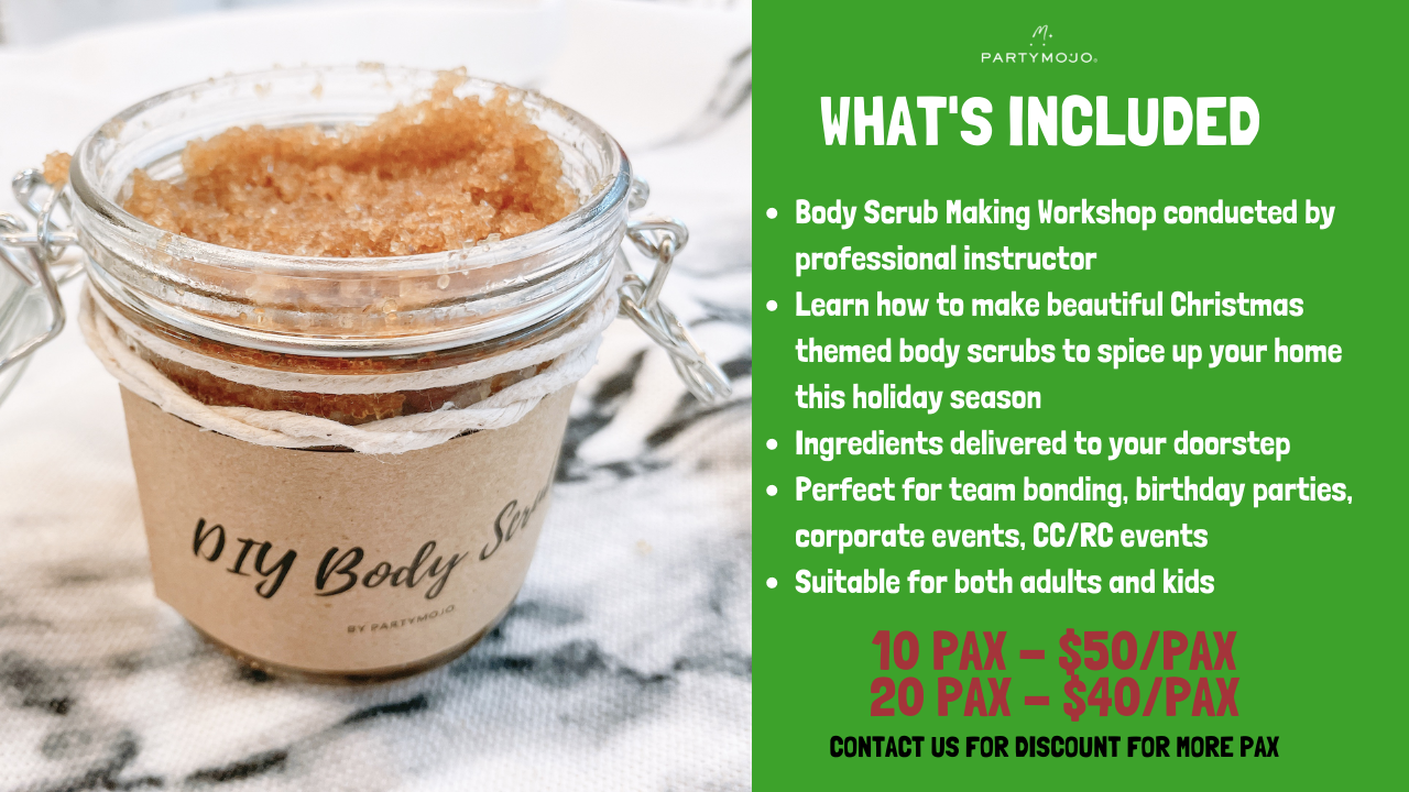 Virtual Christmas Body Scrub Making Workshop