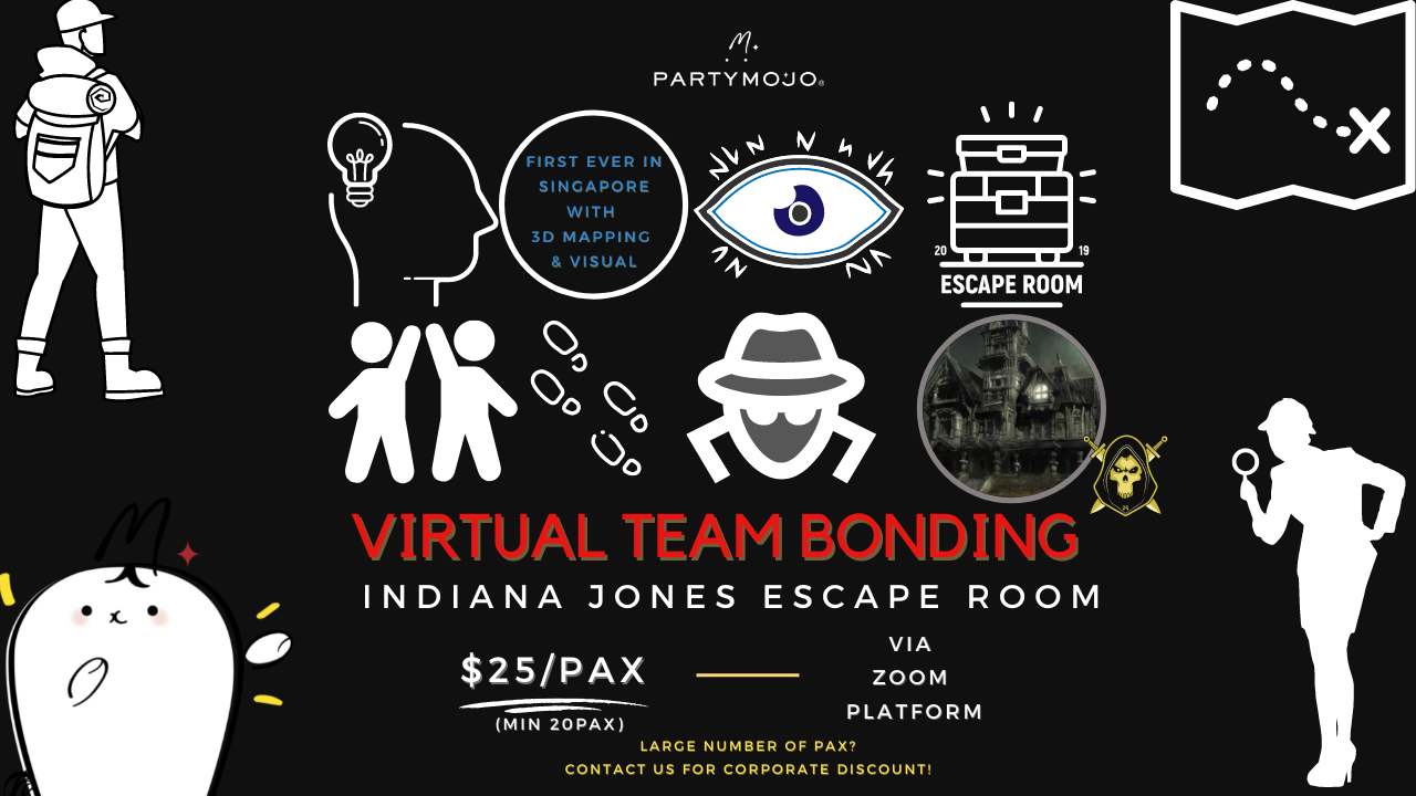 Virtual Escape Room Singapore - Indiana Jones Themed