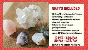 33 crystal appreciation workshop