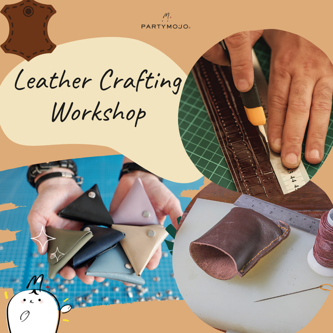 Virtual Leather Crafting Hosted by PartyMojo Singapore