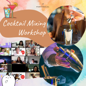 virtual cocktail mixing workshop