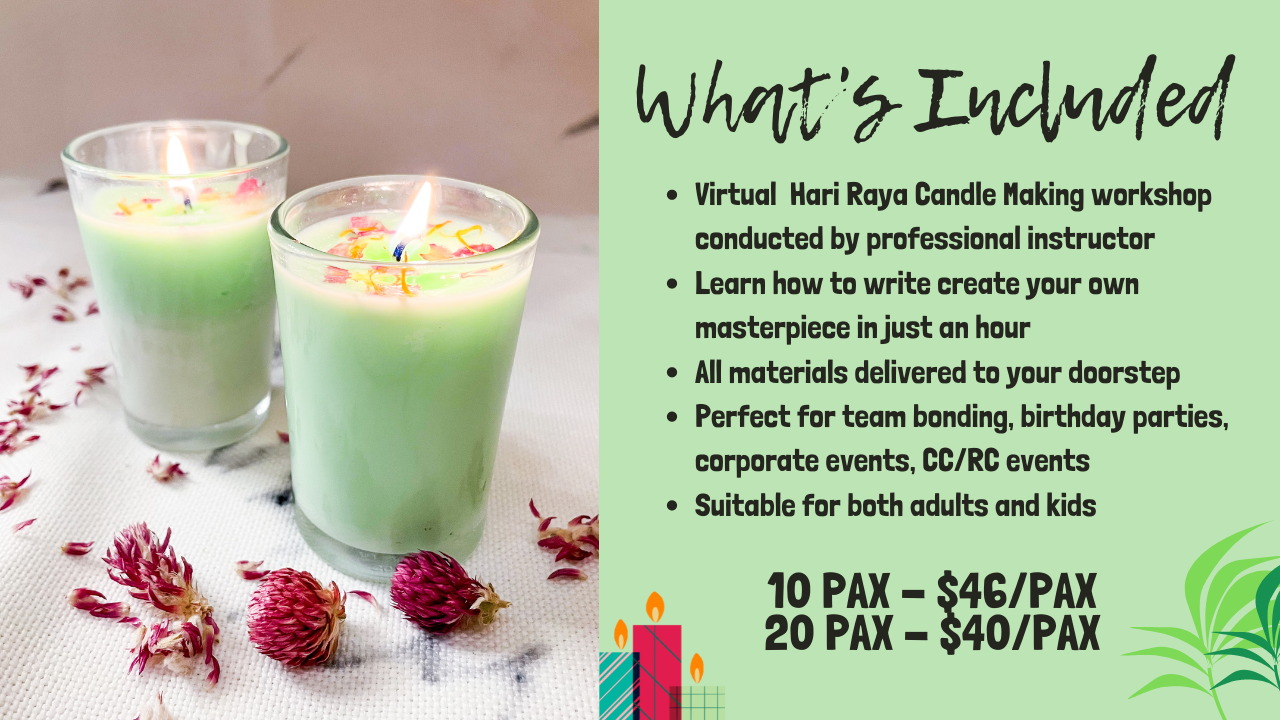 Virtual Hari Raya Candle Making Workshop