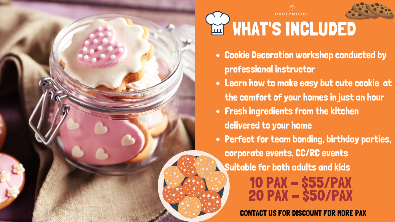 virtual cookie decoration workshop