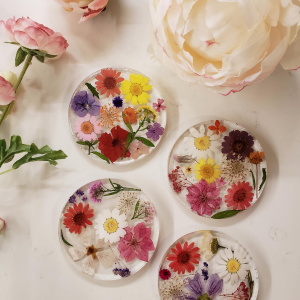 Floral Resin Coaster Workshop