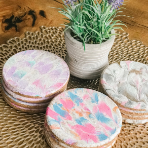 Virtual Marble scented Coaster Workshop